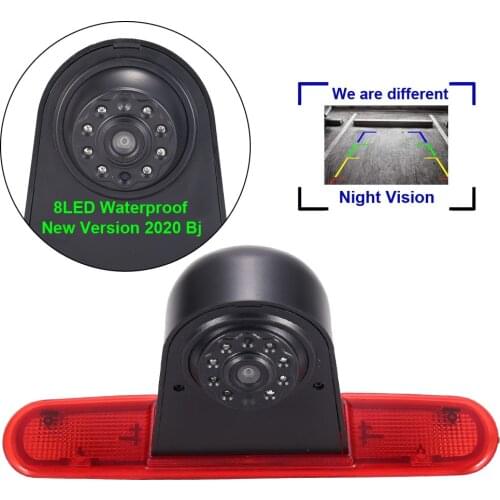 Car rear view back camera for Opel Combo 2011-2018 Fiat Doblo 263 van 2010-2020 bremsleuchte night visio Brake Light HD camera