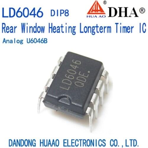 LD6046 U6046B Automotive Car Rear Window Heating Long-term Timer ASIC DIP8
