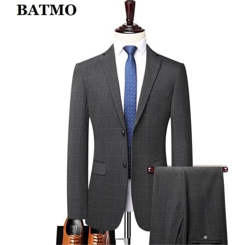 BATMO 2021 new arrival autumn high quality fashion men suits men,wedding suits,plus-size M-4XL 8965
