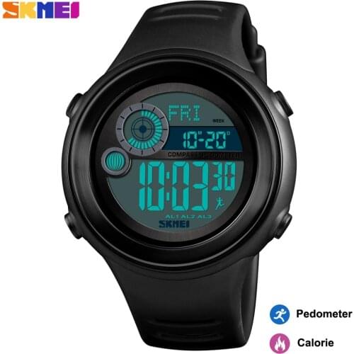 SKMEI Brand Sport Watch Men Outdoor Calorie Pedometer Watch Digital Fashion Waterproof Military Mens Wristwatches reloj hombre
