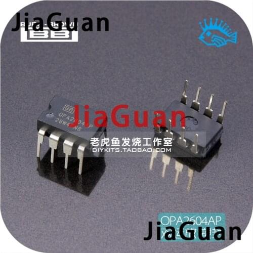1pcs BB TI OPA2604AP DIP8 Fever Audio Dual OP AMP made in USA