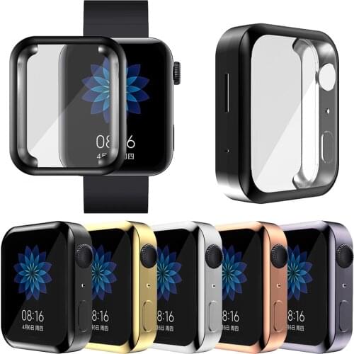 Watch Cover Screen Protector for Xiaomi Mi Watch Case High Quality Soft TPU Lightweight Bumper Frame Full Shell Accessories