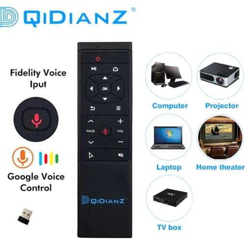 MT12 Google Voice Assistant Air Mouse Gyro Sensing 2.4G Voice Remote Control For Android TV Box H96 X96 MAX HK1 TX6