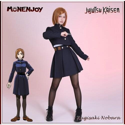 Monenjoy Jujutsu Kaisen Kugisaki Nobara Cosplay Uniform Anime Cos Costume