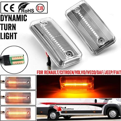 LED Side Marker Light lamp Smoke FOR Fiat Ducato IVECO Daily Citroen Relay Peugeot Boxer RENAULT VOLVO FL/FE IRISBUS HEULIEZ DAF