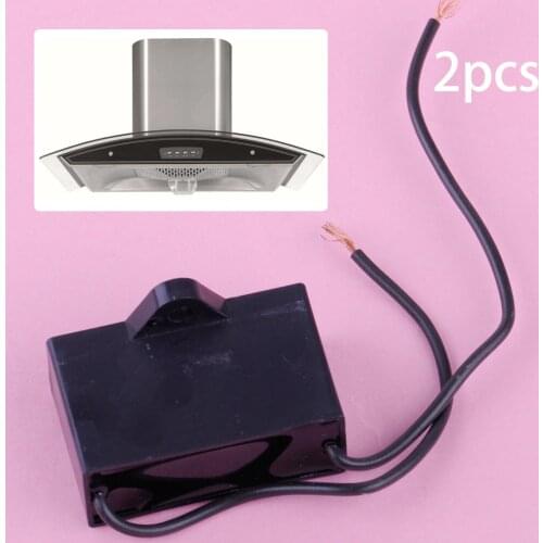 LETAOSK New 2pcs CBB61 3uF 450V AC 50/60Hz 2 Wire Air Conditioner Fan Motor Running Capacitor