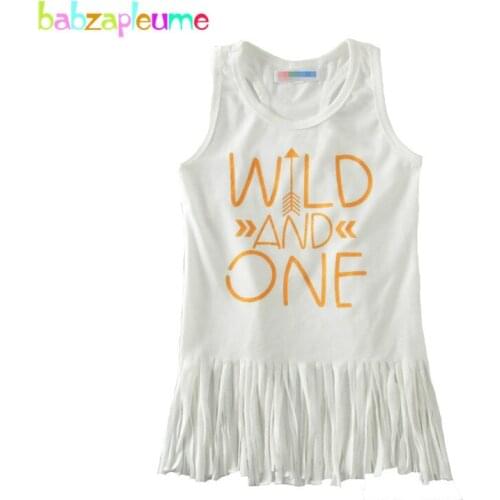 Summer Baby Girls Clothes 0-24M Newborn Toddler Girl Dresses Letter Tassel Design Infant Costume Kids Clothing romper Child A179