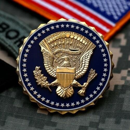 US PRESIDENTIAL SERVICE PRESIDENT IDENTIFICATION METAL BADGE PIN COLLECTIBLES military Store