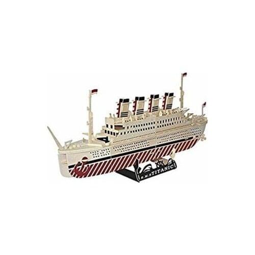 Mofy Baby Natural Wood 3D Puzzle Model Titanic Ship