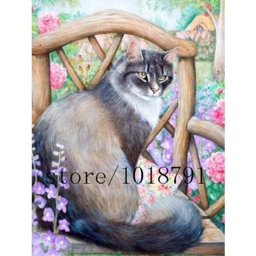New Diy diamond painting crafts diamond mosaic home decorative painting cross stitch diamond embroidery Cats and birds pattern