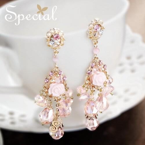 Special earrings, ear clip, no ear hole, handmade earrings, female earrings, love Rococo earrings, new trend of 2021s2359e