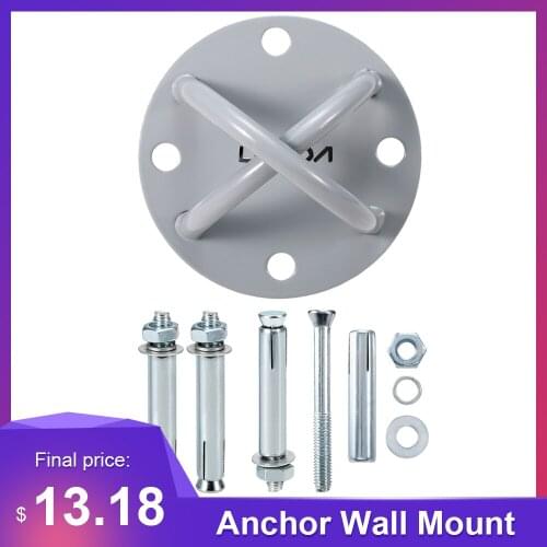 Ceiling Anchor Wall Mount Bracket X Mounts Anchor for Suspension Straps Yoga Swings Hammocks Boxing Equipment Battle Ropes
