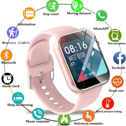 LIGE Women Men Smart Electronic Watch Luxury Blood Pressure Digital Watches Fashion Calorie Sport Wristwatch relogio feminino