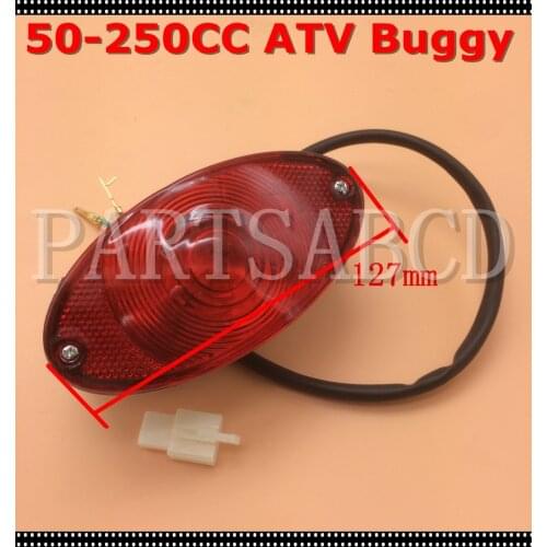 Rear Light Brake Light 110CC 150CC 250CC Go Kart Buggy Tail Light With 3 Wires
