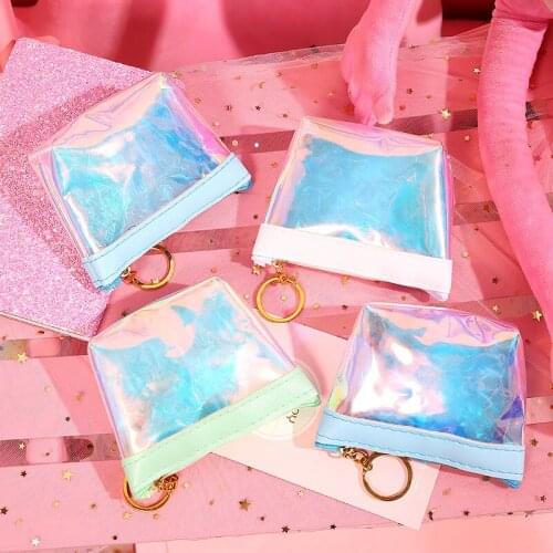 Transparent Coin Purses Women Wallets Small Cute Card Holder Key Money Mini Bag For Girls Ladies Purse Fashion Change Pouch