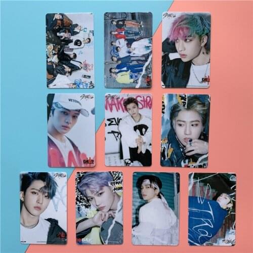 Kpop 10PCS Stray Kids New Album LEVANTER LOMO Cards Photocards Stickers Bus Sticker Stickers FELIX JEONG IN Fans Collection 476