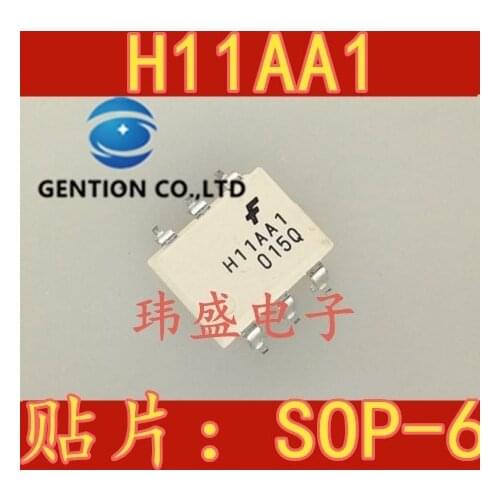 10PCS H11AA1 H11AA1SR2M SOP-6 light coupling in stock 100% new and original