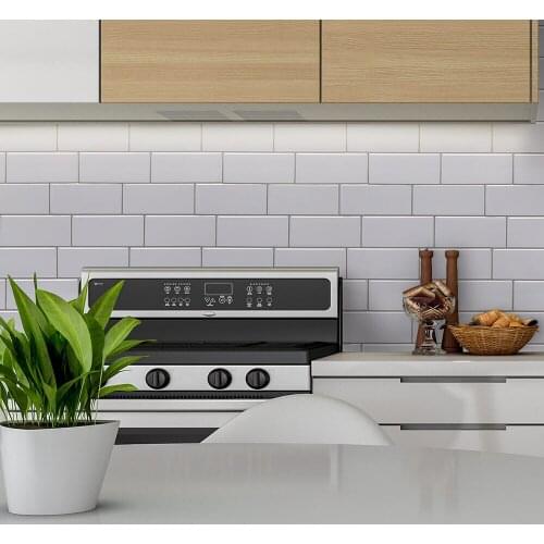 3D Wall Stickers Wallpaper Decor Waterproof Mosaic Tiles Wall Sticker For Kids Living Room Self Adhesive Oil-Proof Background