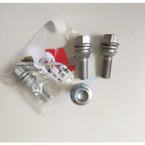 4PCS Wheel Bolt Screw WHT001693 M14X1.5X32 For AUDI Q7 VW TOUAREG Porsche Tire Screws
