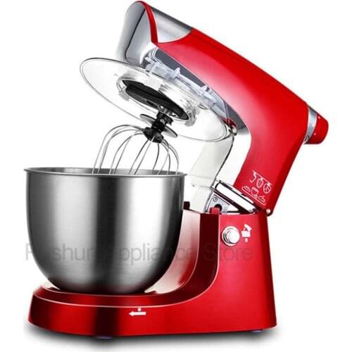 5L food mixer blender bread dough Stand egg beater stirring whisk with dough hook removable bowl Cream Kneading machine 220v