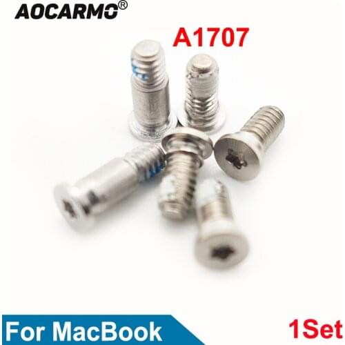 Aocarmo 1Set Bottom Screws Back Cover Screw Replacement Parts For MacBook A1707