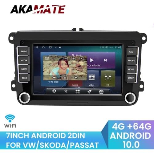 2 Din 7''Car Radio Android 10 Multimedia Player GPS Wifi MP5 Player For Volkswagen VW Bluetooth autoradio radio 2 din android