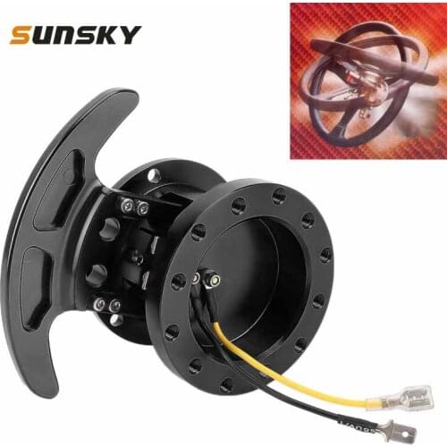 Car Tilt Racing Steering Wheel Quick Release Hub Kit Adapter Aluminum Body Removable Snap Off Boss Kit