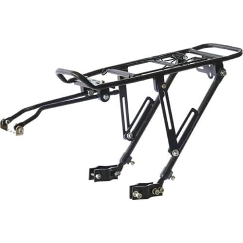 New Disc Brake Aluminum Alloy Bicycle Rear Rack MTB Foldable Bikes Pannier Carrier Bag Luggage Shelf