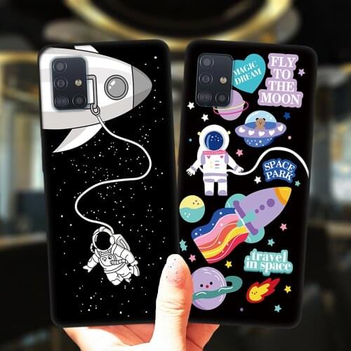 Astronaut Planet Star Space Case For Samsung A52 A72 A51 A71 A50 A70 A02 A12 A42 A32 A31 A21S A41 A40 A30 A20 A11 Silicone Cover