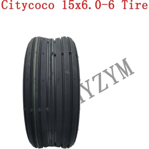 Citycoco 15x6.00-6 Widened Vacuum Tyres Electric Scooter Motorbicycle Special Tyre for Small Harley Motorcycle Tubeless Tire