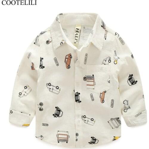 COOTELILI Long Sleeve Shirts For Boys