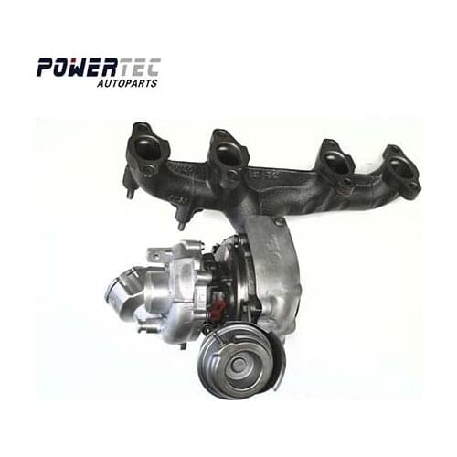 For VW Golf V Passat B6 Jetta V Caddy Eos 2.0 TDI BMP BMM BVD 140 HP - NEW Complete turbocharger 03G253014N turbine 765261 Turbo
