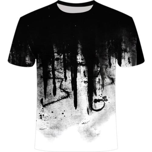 New outdoor quick-drying mens T-shirt camouflage short-sleeved round neck sports military T-shirt camouflage 3D casual T-shirt