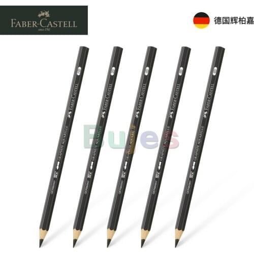 5pcs/lot Imported German Faber Castell Water-soluble Graphite Pen,Sketching And Painting Pencil,Professional Brush,Art Design