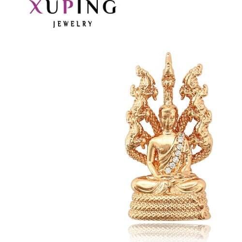 Xuping Fashion Pendant Religious Series Gold Color Plated Necklace Pendant for Women Popular Design Jewelry Gift 34125