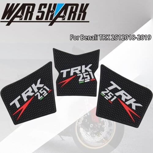 Motorcycle Pad Protector Sticker Decal Gas Knee Grip Tank Traction Pad Side 3M For Benali TRK251 TRK 2512018-2019