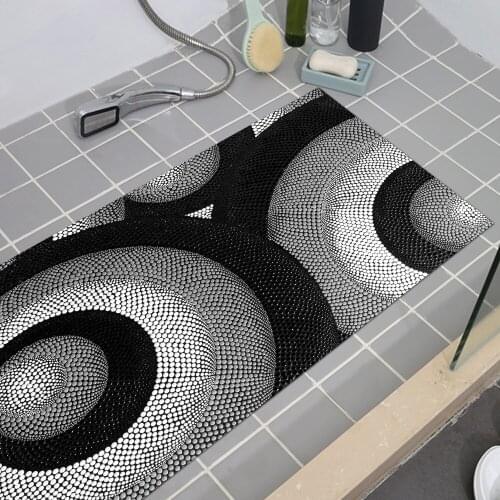 False Carpet Floor Stickers Home Decal Non-slip PVC Sticker Wall Floor Decoration for Bedroom Bathroom Kitchen Floor 60x120cm