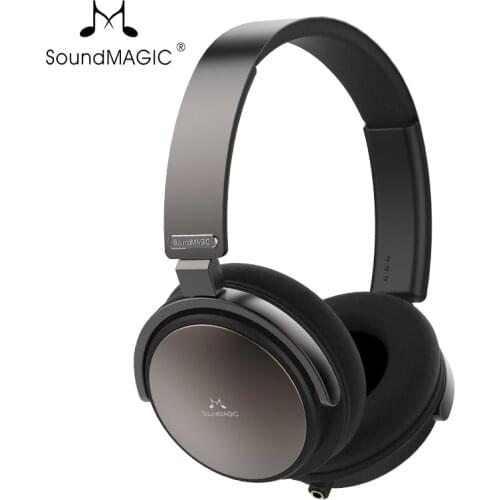 SoundMAGIC Vento P55 Headphones On-Ear Closed Back Headset Powerful Bass HiFi Stereo Earphones with Microphone