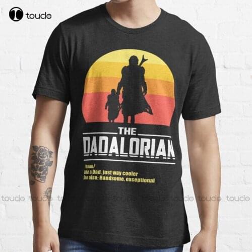 New The Dadalorian Fathers Day Funny Meme Gift T-Shirt Cotton Tee Shirt S-3Xl