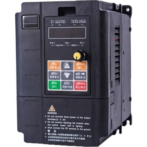 Vector Heavy-Load 220V 4KW/5.5KW Variable Frequency Drive 3 Phase Speed Controller Inverter Motor Angisy EC01 Serial