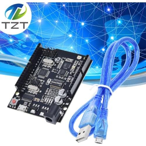 UNO R3 + WiFi ATmega328P+ESP8266 (32Mb memory) USB-TTL CH340G For Arduino Uno NodeMCU WeMos ESP8266 One New Arrival