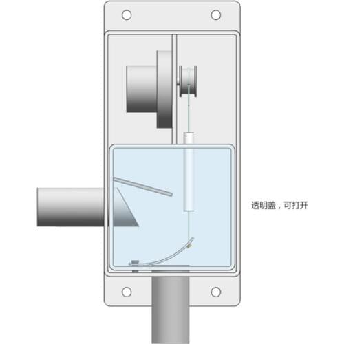 HONGYI 1 piece siphon hang on overflow box non-perforated bottom filter no need hole for fresh marine tropical fish tank