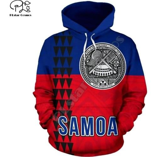 PLstar Cosmos 3DPrint Kanaka Polynesian Hawaii Samoa Warrior Tattoo Harajuku Streetwear Funny Hoodies/Sweatshirt/Jacket/b20