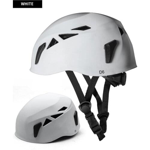 Climb Safety Helmet Cycling Helmets Head Protection Hard ABS Climbing Anti-Impact Adjustable Band Breathable Vents Exploration