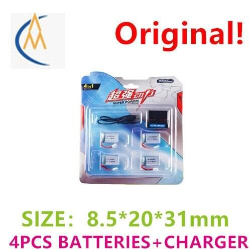 Factory pin 3.7V 250mah suit hj-816x11c Youdi u830 over 310 meijiaxin X701 lithium battery 4 batteries + 1 charger
