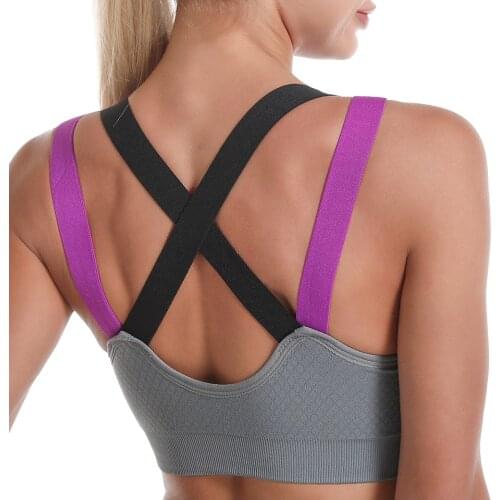 Womens Bra Sports Bra Quick Dry Padded Sport Brassiere Plus Size BH Womens Tube Top Running Sport Brassiere Tops Push Up Bras