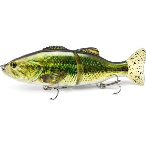 Hard Fishing Lures Jointed Bait Shad Glider Swimbait Body Floating Fishing Bait