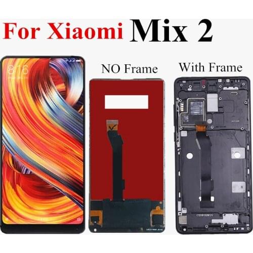 5.99" LCD For Xiaomi Mi Mix 2 MDE5 LCD Display Touch Screen Digitizer Assembly With Frame For Xiaomi Mix 2 MIX2 LCD