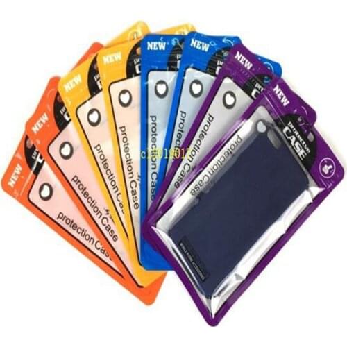 1000pcs 12*21cm Mobile Phone Case Cover Retail Packaging Package Bag Plastic Poly Pack