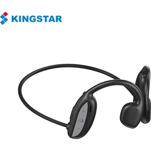 KINGSTAR AS6 Wireless Bone Conduction Headphone Bluetooth Earphones Waterproof Sport Headset With Microphone TF Memory Card